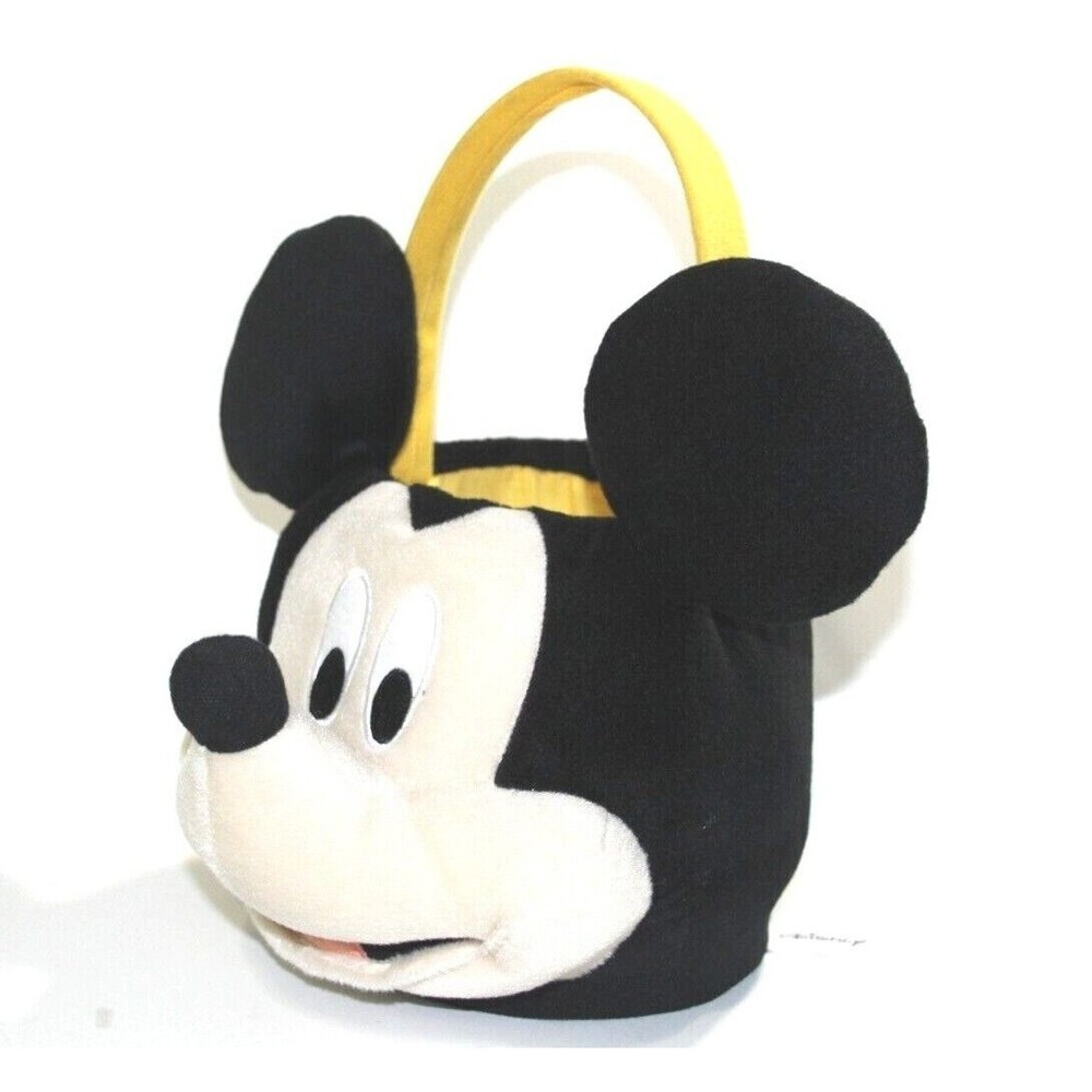 Disney Mickey Mouse Jumbo Soft Plush Easter Halloween Birthday Multi Basket